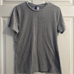 Men's Plain Gray T-Shirt